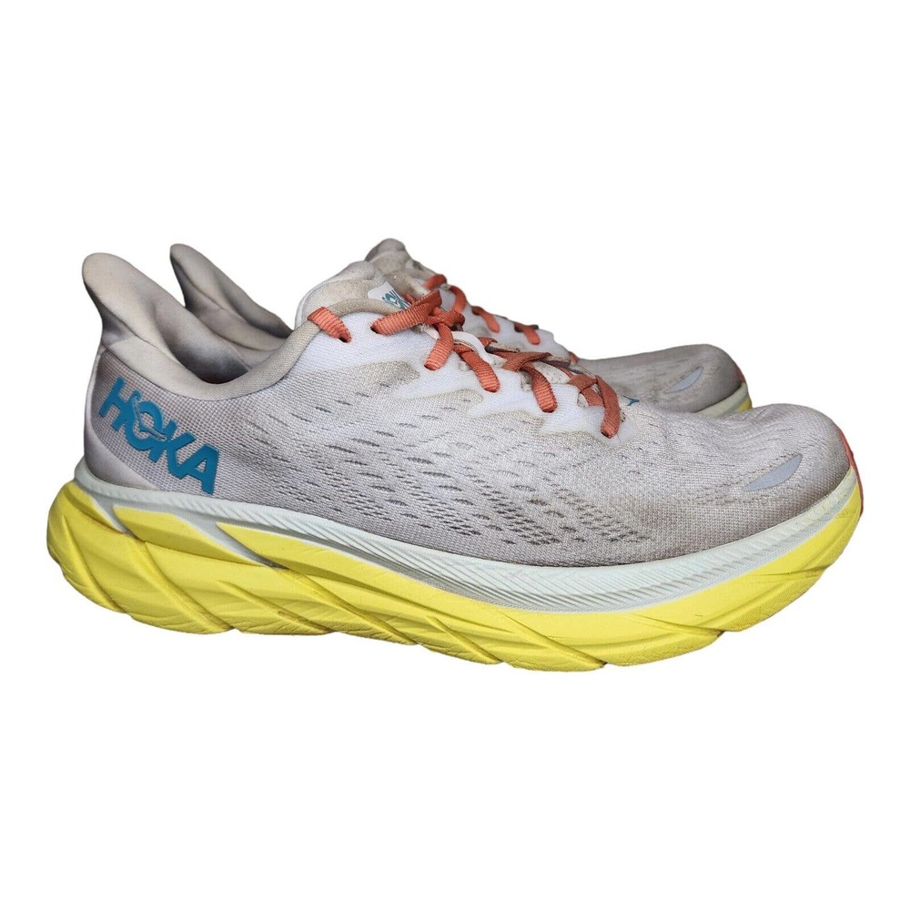 Hoka One One Clifton 8 Shoes Athletic Running Gym Sneakers Mens Size 8.5 D